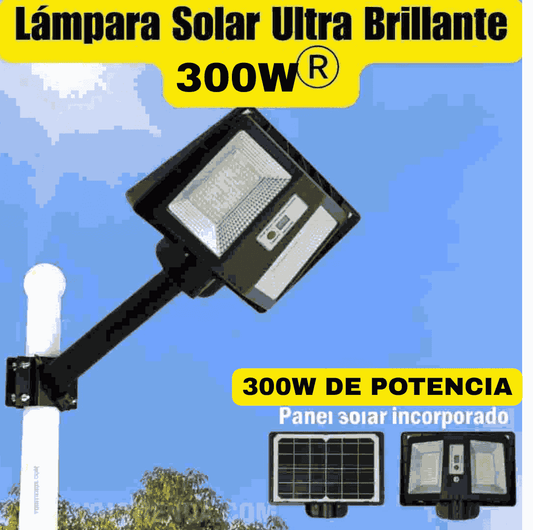 Lámpara Solar Ultra Brillante 300W Ⓡ